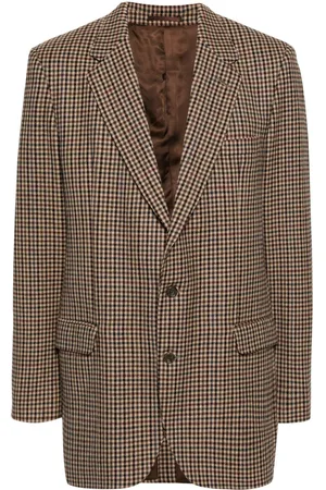 Burberry Blazer con motivo pied-de-poule anni 