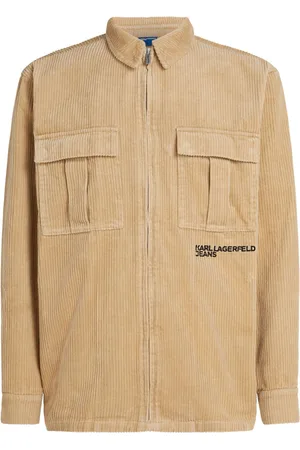 Karl Lagerfeld Giacca-camicia a coste