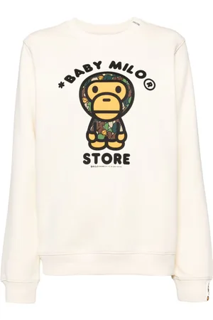 A Bathing Ape Felpa con stampa