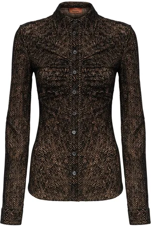 Missoni Camicia con motivo a zigzag