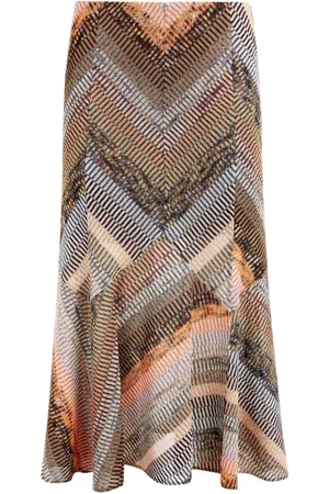 Missoni Gonna midi svasata con effetto patchwork