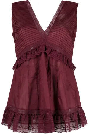 See by Chloé Blusa smanicata con scollo a V