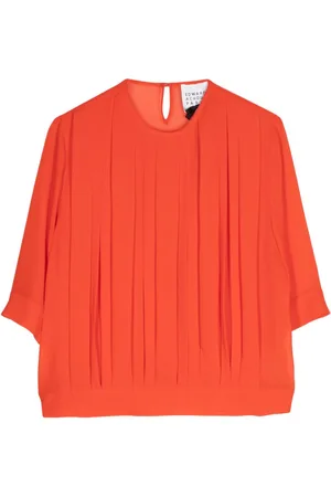 Edward Achour Paris Blusa con scollo rotondo
