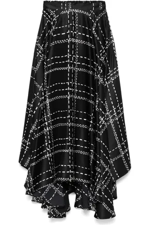 Kiton Gonna midi tartan