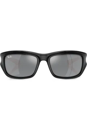 Ray-Ban Occhiali da sole rettangolari con effetto sfumato