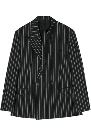 Marina Yee Blazer doppiopetto a righe