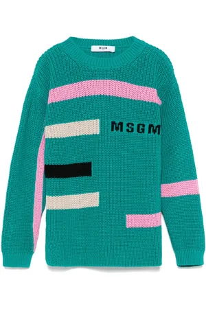 Msgm Maglione con design color-block
