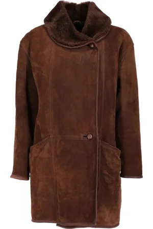 A.N.G.E.L.O. Vintage Cult Cappotto in pelle scamosciata anni 