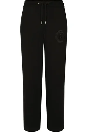 Dolce & Gabbana Pantaloni sportivi con ricamo