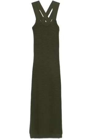 Patou Abito midi criss-cross