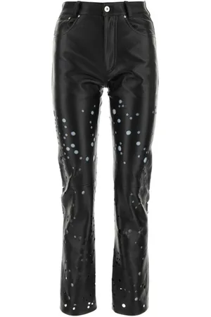 Durazzi Milano Pantaloni con dettagli a taglio laser