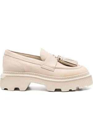 santoni Mocassini con suola spessa
