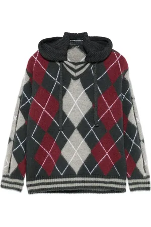 Y / PROJECT Maglione a rombi