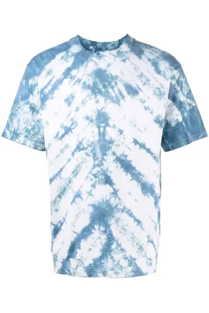 Stain Shade T-shirt girocollo con fantasia tie dye