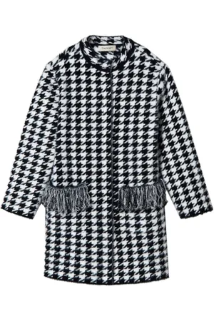 Twin-Set Cappotto con effetto jacquard