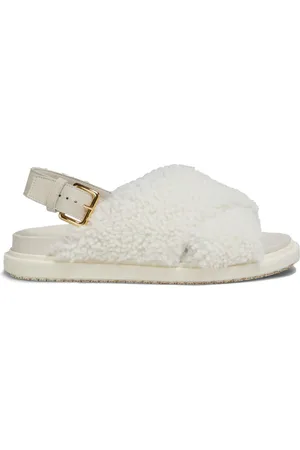 Marni Sandali Fussbett in shearling