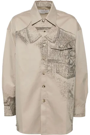 Feng Chen Wang Camicia Trompe Loeil