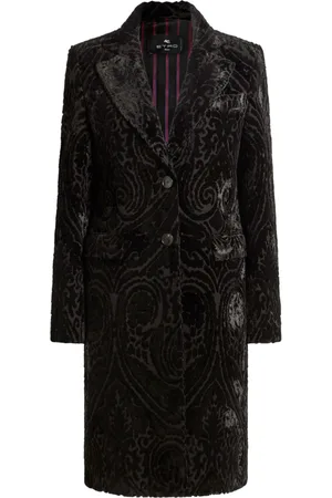 Etro Cappotto con effetto jacquard