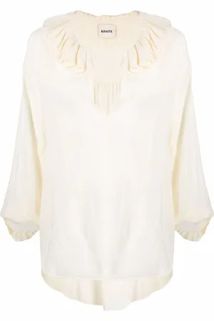 Khaite Blusa con ruches