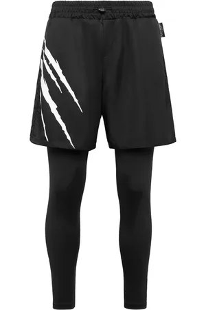 Philipp Plein Pantaloni sportivi a strati con stampa grafica