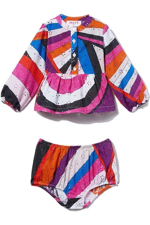 PUCCI Junior Set camicia con stampa Iride