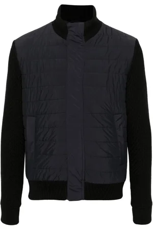 HERNO Bomber imbottito con inserti in maglia
