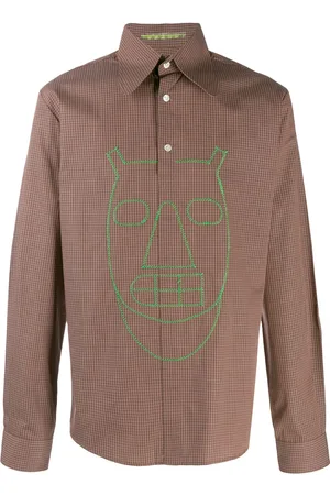 WALTER VAN BEIRENDONCK Camicia Pixidust a quadretti 2003/