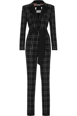 Philipp Plein Tuta intera Cady Strass con dettaglio cut-out