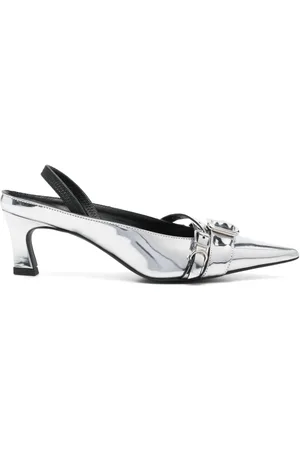 Justine Clenquet Pumps Joan con cinturino posteriore 55mm