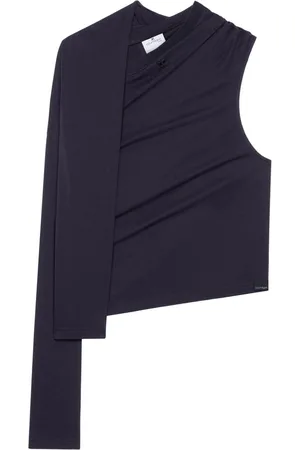 Courrèges T-shirt con spalle scoperte