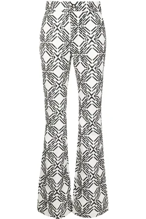 Lethicia Bronstein Pantaloni Angela con stampa geometrica