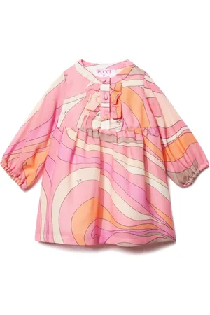 PUCCI Junior Abito con stampa Marmo
