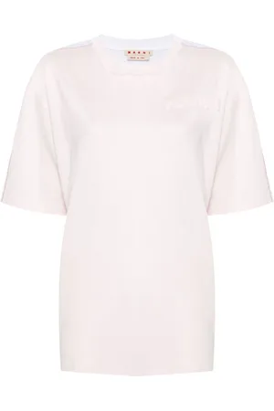 Marni T-shirt con logo goffrato