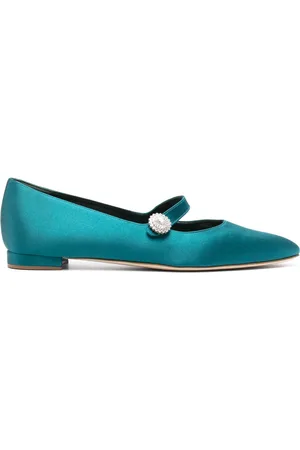 Manolo Blahnik Ballerine in raso