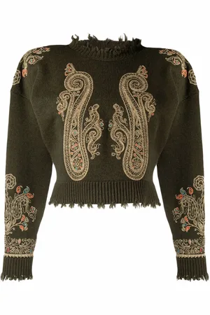 Etro Maglione con ricamo Maglie