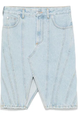 MUGLER Gonna denim