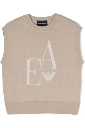 Emporio Armani Gilet con logo jacquard