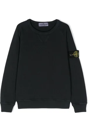 Stone Island Felpa con applicazione Compass
