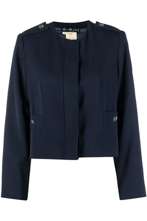 Salvatore Ferragamo Giacca monopetto crop anni 