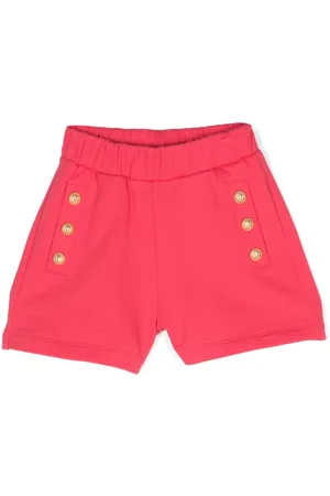 Balmain Shorts con bottoni goffrati