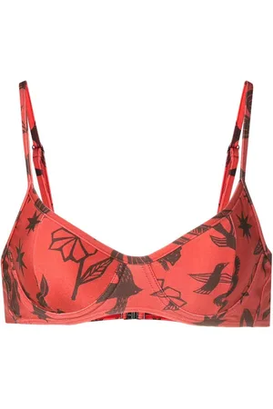 Lygia & Nanny Top bikini Fiji con stampa