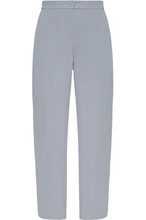 Emporio Armani Pantaloni affusolati semi trasparenti