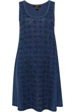 LOUIS VUITTON Abito midi con ricamo anni 