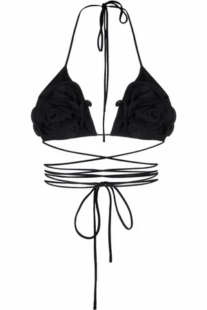 MAGDA BUTRYM Top bikini a fiori