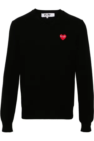 Comme des Garçons Maglione con applicazione a cuore