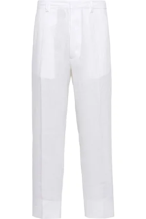 Prada Pantaloni affusolati in lino
