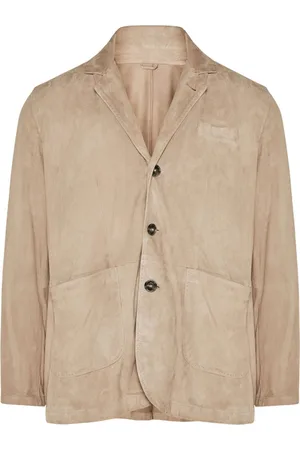 BARBA Blazer con revers a lancia