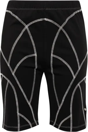 HELIOT EMIL Shorts Spdix con cuciture a vista