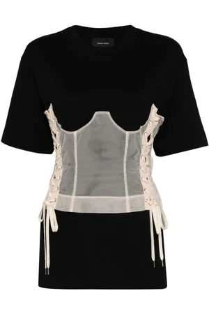Simone Rocha T-shirt con inserti