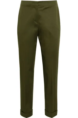 Etro Pantaloni crop in cotone elasticizzato